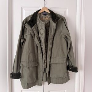 Patagonia 2 in one work coat and vest